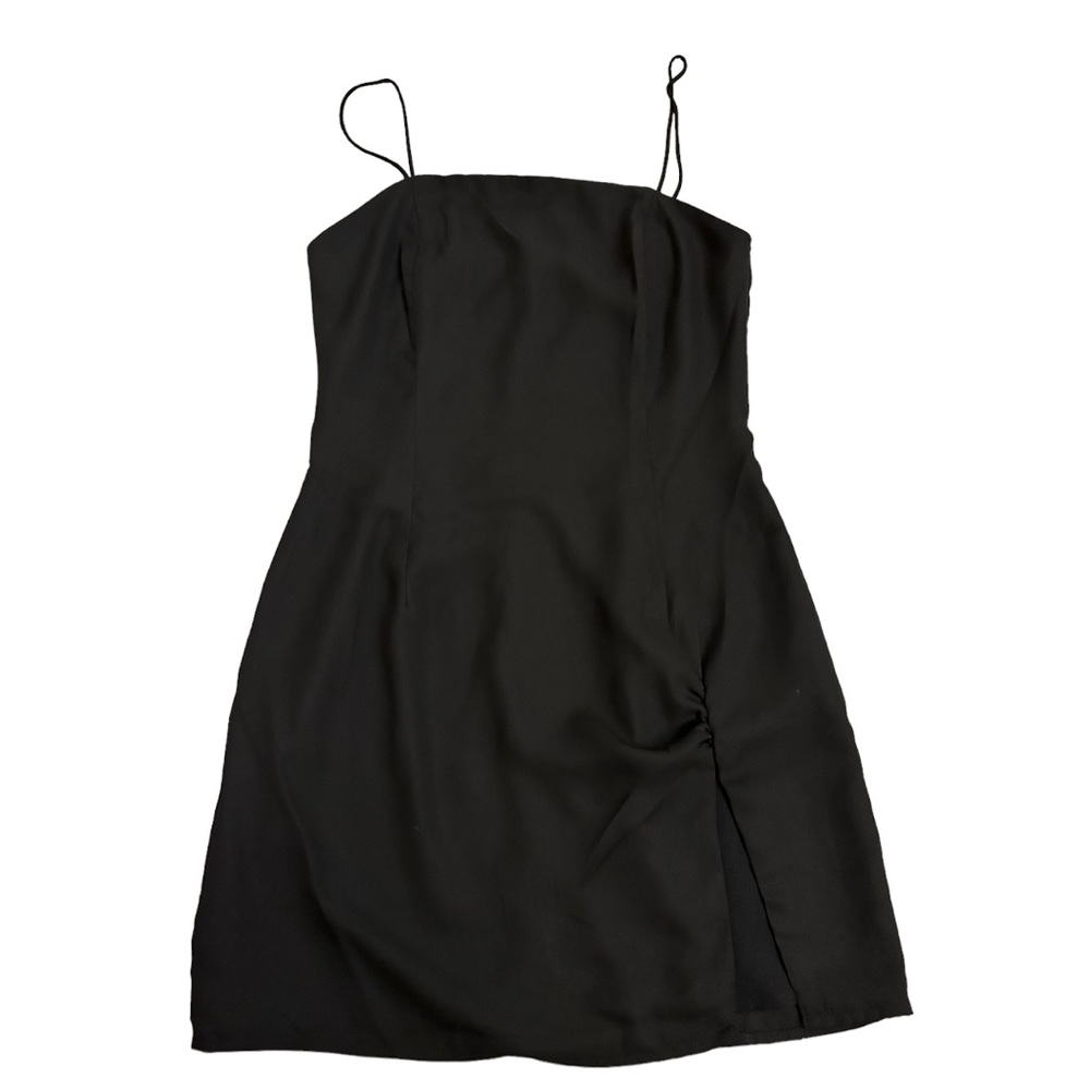 Black mini dress